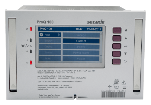 Precision class revenue metering with leading edge power quality measurement