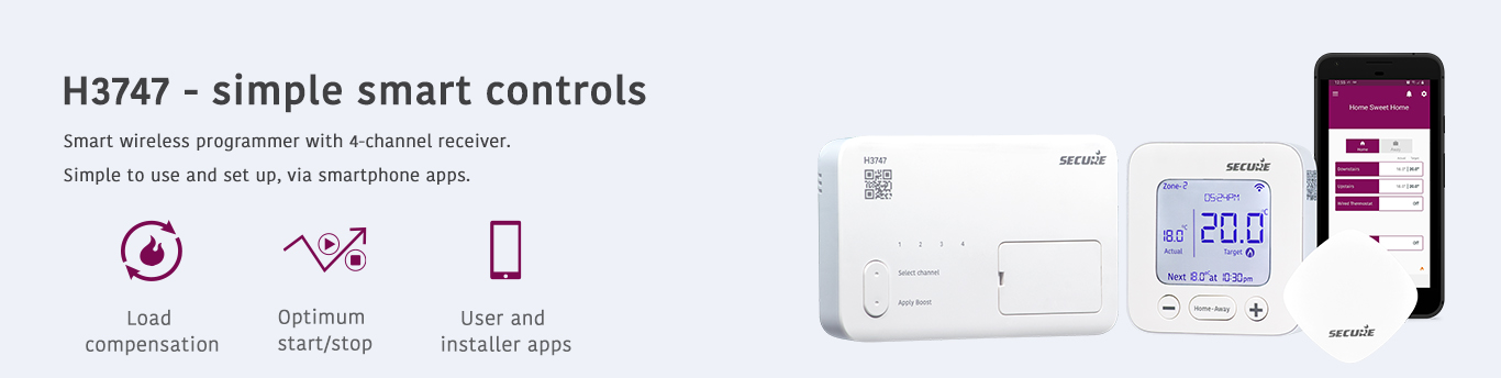 H3747 smart app heating controls