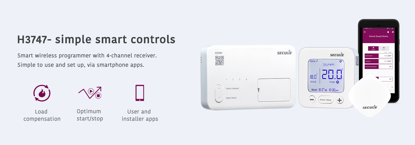 H3747 smart app heating controls