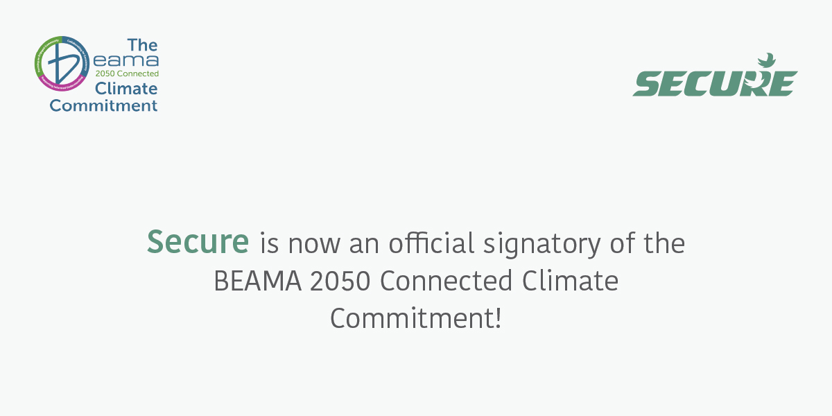 Secure signs the BEAMA 2050 Connected Climate Commitment!